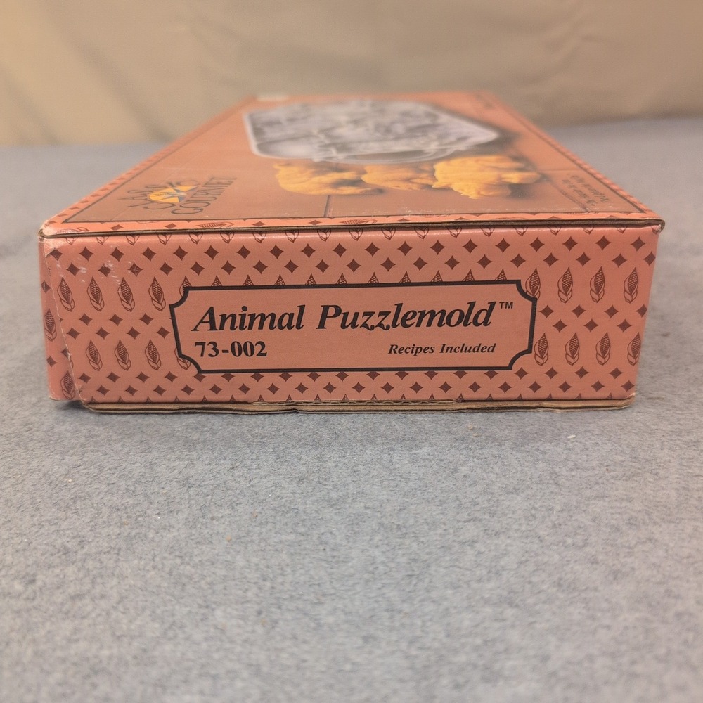 John Wright Classic Gourmet Animal Puzzlemold Cast Iron Baking Pan 73-002 USA - Picture 3 of 6